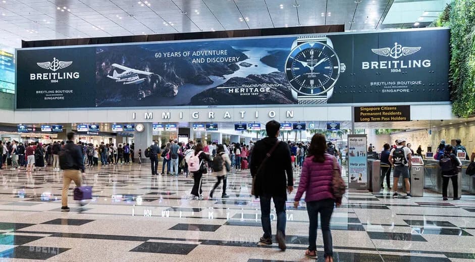 Breitling — Airport Terminal Banner