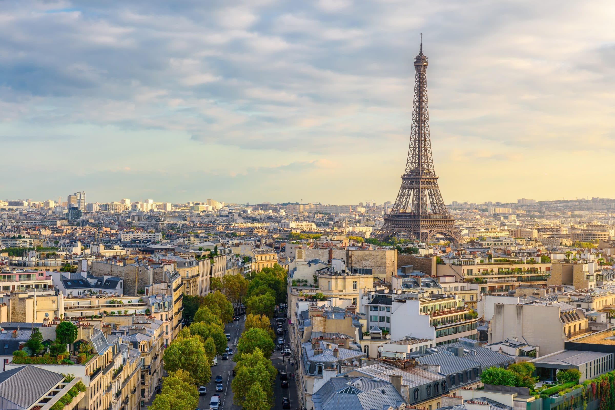 Paris — Eiffel Tower and the Champs-Élysées
