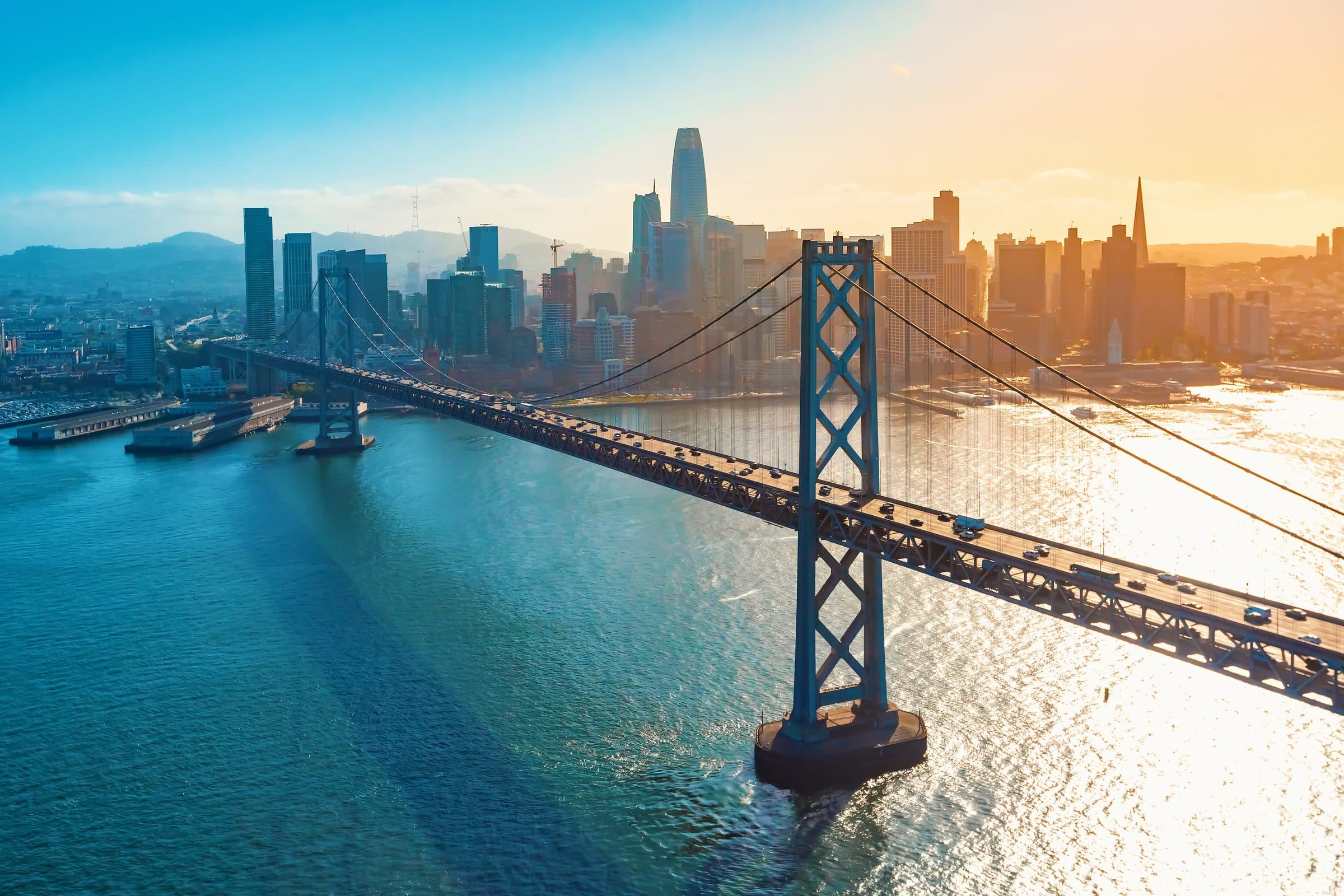 San Francisco — Bay Bridge and Downtown